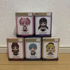 まどマギ　ぺたっとおすわりフィギュア　コンプリート　5種セット