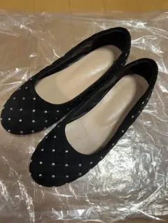 パンプス　フラットシューズ　サイズ37