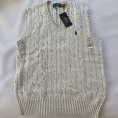 新品　Polo Ralph Lauren ケーブルニットベスト XS