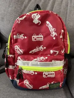 【美品】クレードスコープ　乗り物総柄リュック