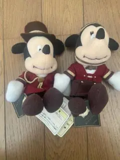 ミッキーマウス ミラコースぬいぐるみ 2体セット