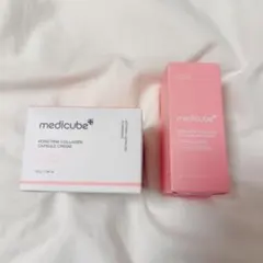 新品メディキューブPDRNピンクコラーゲンカプセルクリーム エクソソームショット