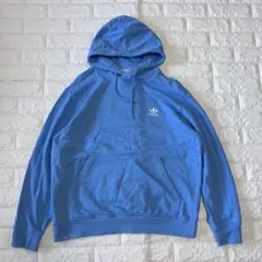 3XL アディダスオリジナルス ★ パーカー ブルー 水色 adidas ビック