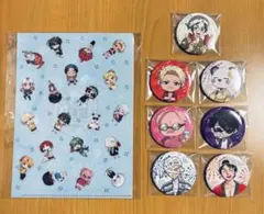 アツクラ夏祭り 缶バッチ7個&特典クリアファイル 【初期袋から入れ替えてます】