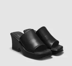 【UNTISHOLD】アンチショルド /Marta/ブラック size36 美品のサムネイル
