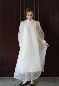 acka organdy frill dress size1 - メルカリ