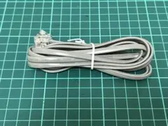 モジュラーケーブル　6極4芯　グレー