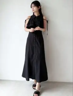 RESEXXY ラッフルマーメイドシャツ ワンピース