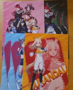 ウマ娘　明治チョコレート クリアファイル ６枚セット