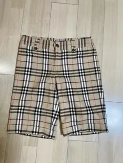 Burberry Blue label ノバチェックハーフパンツ ベージュ