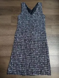 ツイードワンピース　ジャンパースカート