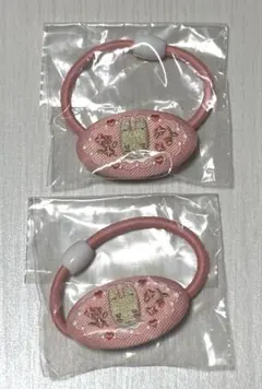 サンリオキャラクターズ　刺繍ヘアゴム　マロンクリーム