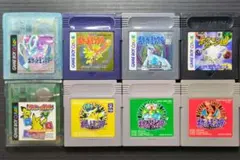 【ソフト単品】ポケットモンスター　ゲームボーイソフト　8点セット②　動作確認済み