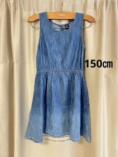 GAP デニムワンピースXL ライトブルー