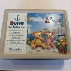 ダッフィー シェリーメイ ディズニーシー 空き缶 お菓子 缶 小物入れ