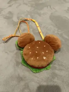ディズニー　ハンバーガーパスケースポーチ