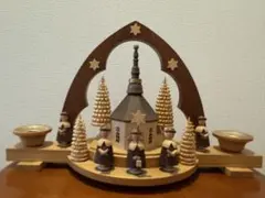 ★良品★ピエール工房　サンタ　キャンドルホルダー　ドイツ製　ザイフェン ☆良品☆ピエール工房 サンタ キャンドルホルダー ドイツ製 ザイフェン