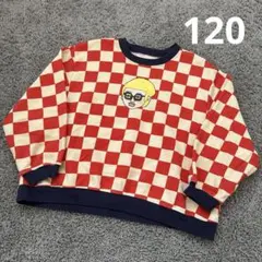 【★300円〜】MARKEY'S HOGAN トレーナー 120cm チェック柄