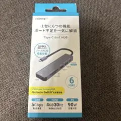 USB C ハブ アダプタ 6in1 Type-C USBハブ 4KHDMI出力
