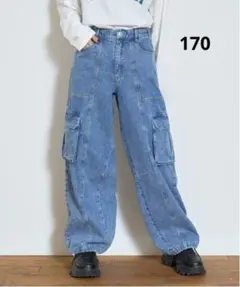 ☆ラブトキシック☆ワイドデニムカーゴ☆