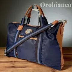 《美品》オロビアンコ トートバッグ 2way ナイロン レザー 大容量 A4
