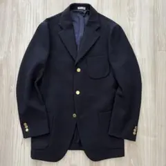 TEIJIN MEN'S SHOP 紺ブレザー 48 L 金ボタン イタリア製