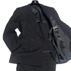 ダブルブレスト ブラックフォーマル セットアップ 礼服 喪服 冠婚葬祭 ブラック