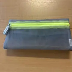 KOKUYO メッシュペンケース グレー 蛍光イエローのサムネイル