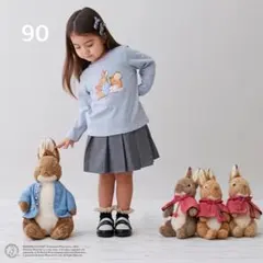 プティマイン　ピーターラビット 長袖Tシャツ 90サイズ