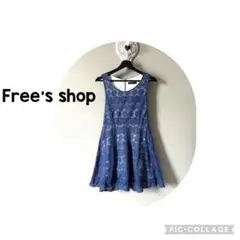 Free's phraseノースリーブワンピース ネイビーのサムネイル