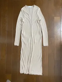 ADAM ET ROPÉ ベージュ ロングカーディガン