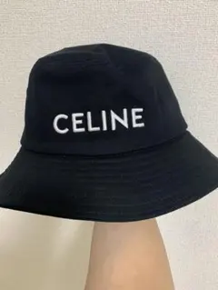 CELINE セリーヌ バケットハット ブラック 京都大丸購入 - メルカリ