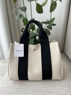 ミニトートバッグ 2way トートバッグ ショルダーバッグ ホウイト