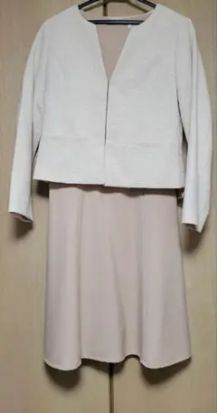 NATURAL BEAUTY BASICツイードジャケット&ワンピースM