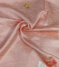 ③アンティーク着物 解きハギレ  古布  正絹  生地