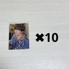 なにわ男子 先着特典 HARD WORK 長尾謙杜 トレカ