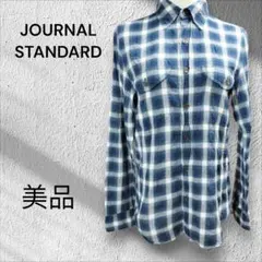 JOURNAL STANDARD チェック柄長袖シャツ薄手