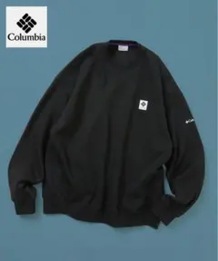 Columbia クルーネック スウェット ネイビー 裏起毛 ネイビー