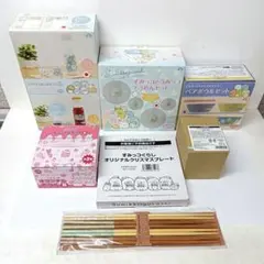 すみっコぐらし　麦茶ポット＆グラスセット　そうめんセット　ボウル他　計7点
