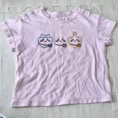 ちいかわGU ピンク Tシャツ サイズ80