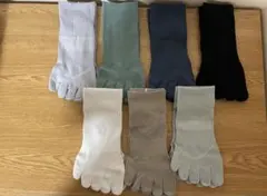 【残り4セット】5本指ソックス 7足組 25〜27cm