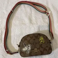 COACH SNOOPYコラボ ミニショルダーバッグ