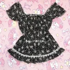 花柄レースチュニック♡リズリサ系♡姫ギャルy2kのサムネイル