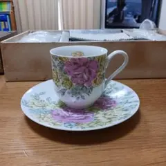 Hoya by Akechi 花柄コーヒーカップ6こセット