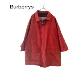 バーバリーズロングナイロンジャケット　春アウター　個性的ビンテージ