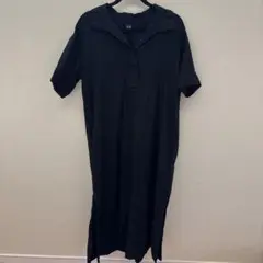 GAP 黒 半袖シャツワンピースのサムネイル