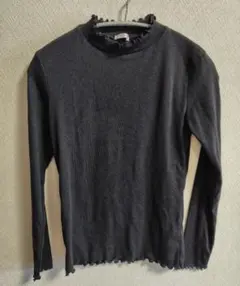 CINEMA CLUB　Honeys　メローハイネック　長袖　ブラック Mサイズ