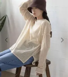 ローリーズファーム　メッシュリボン