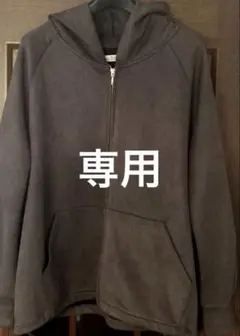 スェード調パーカー　エウルキューブ