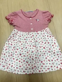 ファミリア　半袖ワンピース　80